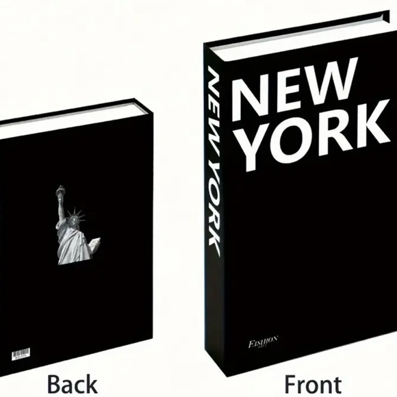 3pc Luxury Faux Book Set - Picture 4 of 7